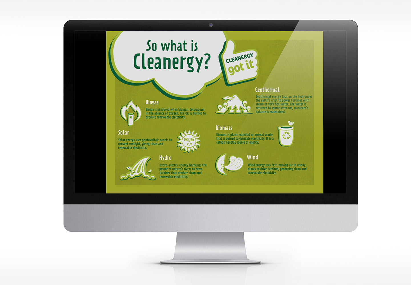 Brand Consultancy in Energy Industry. Website design for Cleanergy.