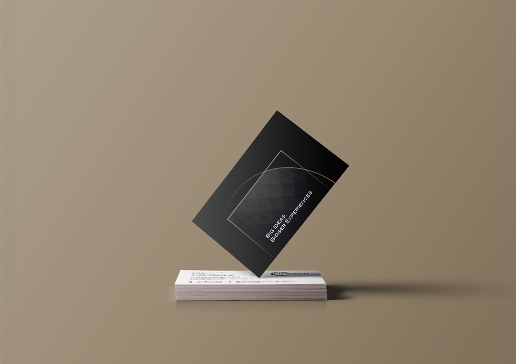 Brand Consultancy in Arts and Entertainment Industry. Business Card Design for Cityneon