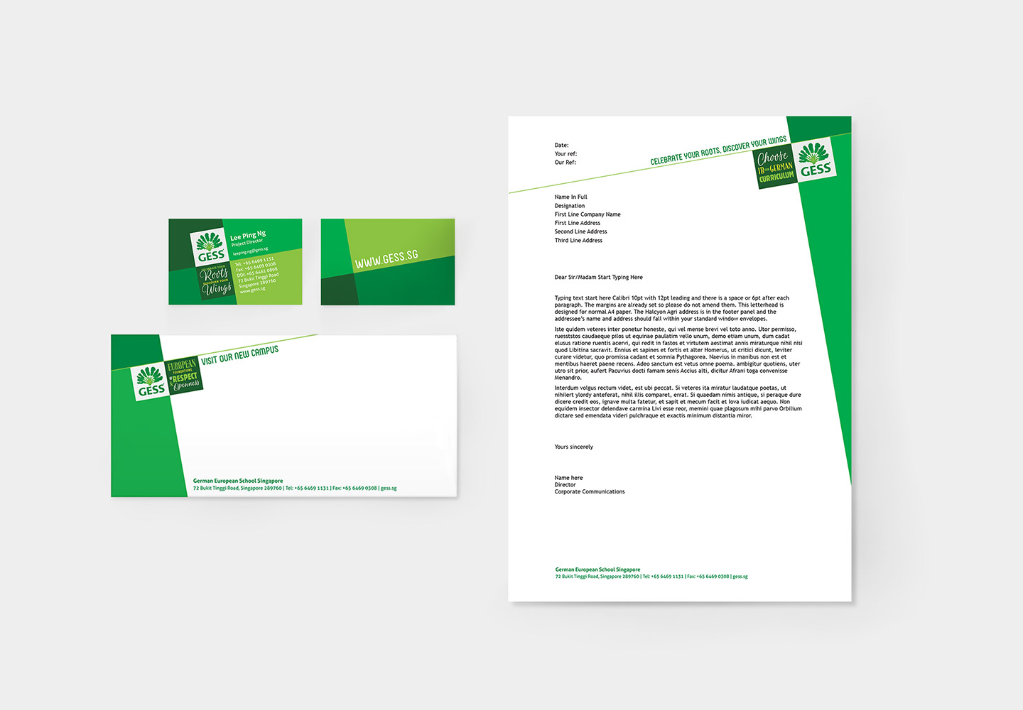 Brand Consultancy in Education Industry. Corporate Identity for GESS.