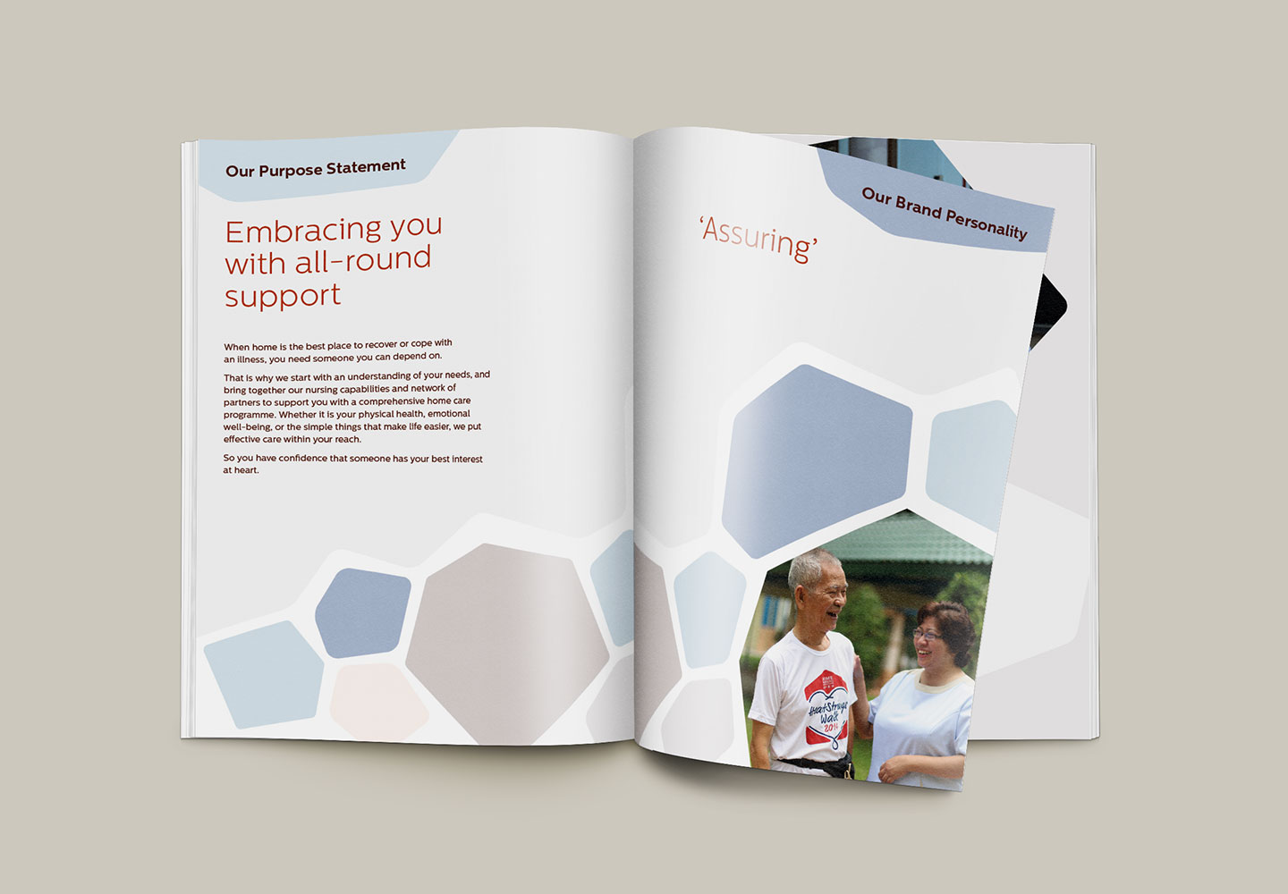 Brand Consultancy in Healthcare Industry. Brochure for Home Nursing Foundation