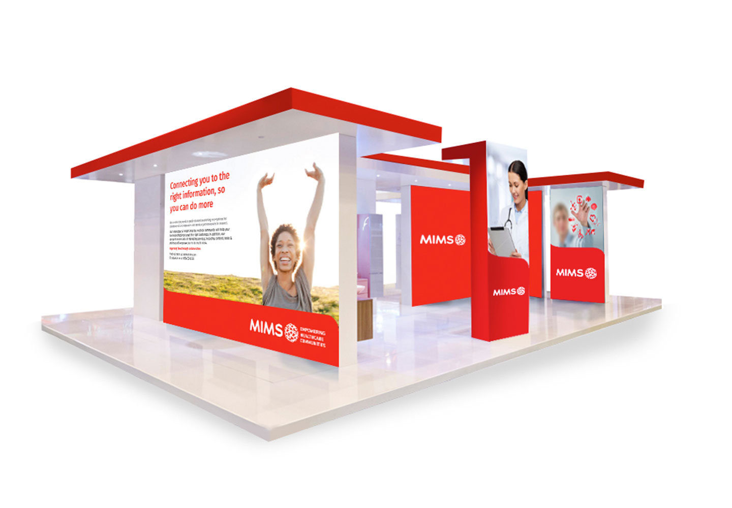Brand Consultancy in Healthcare Industry. Exhibition design for MIMS.
